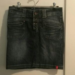 Dark Denim Skirt S